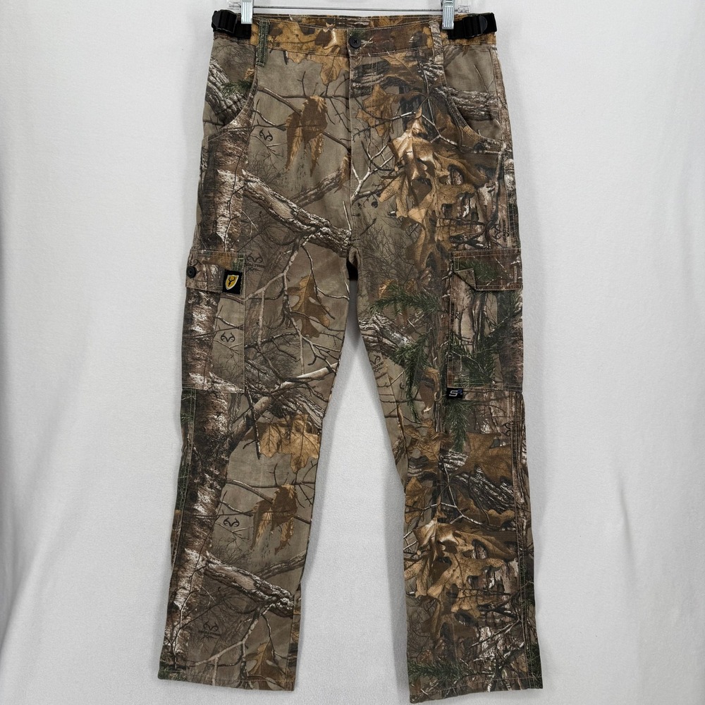 Scent Blocker Realtree Camo Cargo Pants Men's‎ Size Medium Hunting Outdoor